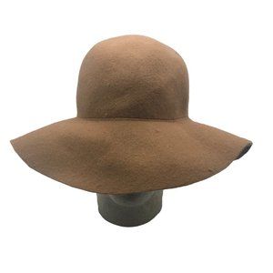 Forever 21 100% Wool Felt Wide Brim Floppy Women Sz Small Medium Hat 56.5 cm